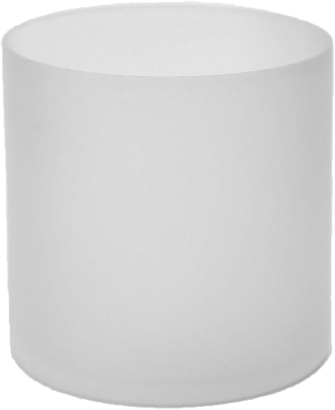 WGV Cylinder Vase, Diameter 5", Height 5", Frosted Glass Floral Planter Container, Floating Candle Holder for Wedding Party Event Home Office Decor, 1 Piece