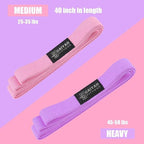 Long Resistance Bands, Fabric Resistance Bands Stretch Bands for Exercise Bands Resistance Bands Set Elastic Resistance Bands for Working Out Women Resistance Bands for Physical Therapy