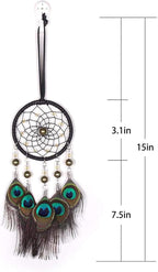 Feather Dream Catcher Pendant, Small Dream Catchers Car Charm for Hanging Decorations