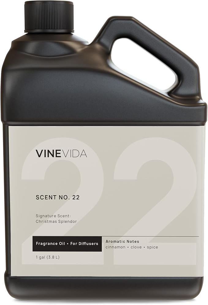 VINEVIDA [128 Fl Oz] Christmas Splendor Fragrance Oil for Cold Air Diffusers, Essential Oils for Diffuser Oil Refill & Air Freshener Room Spray