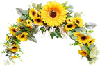 Generic Artificial Swag 23 Inch Wreath Garland for Outdoor Decoration?Garlands Front Door Wreath Home Decoration, Hanging Party Indoor Window Outdoor Lintel
