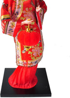 NW Chinese Traditional Handicraft Silk Figurine Collectible Chinese Ancient Character Ornaments for Home Decoration(1811)