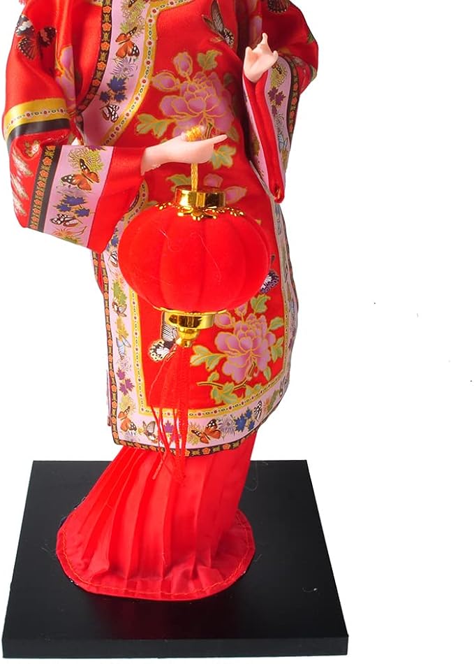 NW Chinese Traditional Handicraft Silk Figurine Collectible Chinese Ancient Character Ornaments for Home Decoration(1811)
