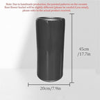 Ceramic Umbrella Stand Umbrella Holder For Entryway,Floor Standing Vase Storage Bucket(S)