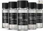 Scentiment Luxury Hotel Scents – 5 Diffuser Oil Set | Secret Desires, Day Dream, The One, Ocean Breeze & Amalfi Coast | Fresh Floral, Woody & Citrus Scents Home Fragrance Oils 5 x 0.68 fl oz (20 mL)