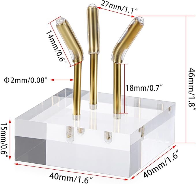 Hipiwe Gold Metal Arm Display Stand Easel with Acrylic Base Small Display Easel Holder for Sphere Crystal Ball Eggs Mineral Geodes Rock Seashell