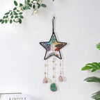 7 Chakra Dream Catcher Tree of Life Dream Catchers for Room Decoration Handmade Dreamcatcher Natrual Agate Gemstone Wall Hanging Ornament (Seven Colors)