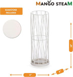 Mango Steam Pluvian™ Soakstone™ Umbrella Holder (Regular, White)