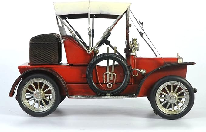Metal Antique Vintage Car Model, Handcrafted Collections Retro Home Decoration Collectible Vehicle Gifts