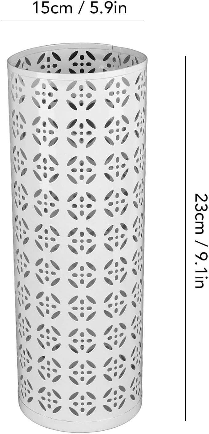 Umbrella Holder for Entryway, Umbrella Holder Metal Umbrella Stand Indoor with Hollow Design for Home Entryway (Small)