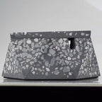 FREELOVE Concrete Ashtray with Lid & Stainless Steel Ashtrays for Cigarettes, Cement Ash Tray Smoking Holder Indoor Smokeless Outdoor Windproof Patio Home Office Cool Decor(Stone Grey, Small)
