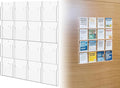 Acrylic Brochure Pamphlet Holder, 16 Magazine Holders, Clear Brochure Display Stand Wall Mount, Trifold Flyer Rack, Literature Storage Rack for Home, Offices, Waiting Room