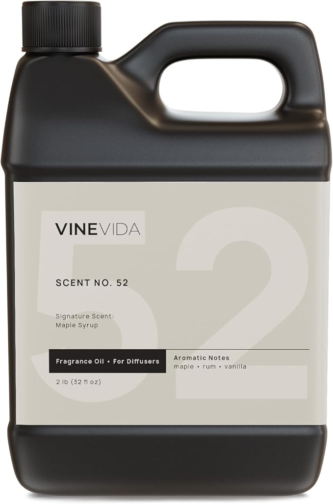 VINEVIDA [32 Fl Oz] Maple Syrup Fragrance Oil for Cold Air Diffusers, Essential Oils for Diffuser Oil Refill & Air Freshener Room Spray