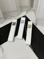 A&S Mezuzot Modern Concrete Mezuzah Case with Scroll, Easy Peel and Stick Mezuza (Ivory+ Silver Shin, 5 Inches)