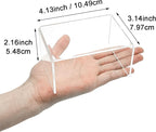 Cerpourt 8Pcs Acrylic Display Risers(6",5",4" 3") Clear Product Stand,Cupcakes Holder Dessert Display Transparent Showcase Stands, Candy Bar Risers, Acrylic Lifts Display for Figures
