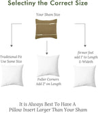 Feathers Down Pillow Inserts 26x26, Set of 2, Euro Pillow Insert with 100% Organic Cotton Shell, Soft Decorative Throw Pillow for Living Room, Sofa, Couch, or Bed (White)