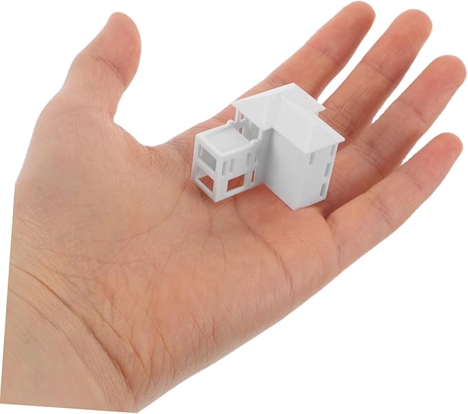 Mini Villa Model Realistic Ornament for Sand Table Decor for Architectural Collectibles Dollhouse Accessories and Landscape Displays