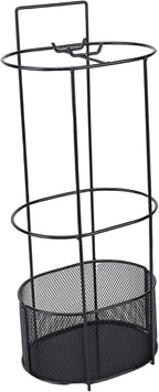 Sorandy Umbrella Stand, Iron Structure Holder, Hollow Mesh Design Stand with Water Drainage, Ideal for Home, Office, Hallway & School