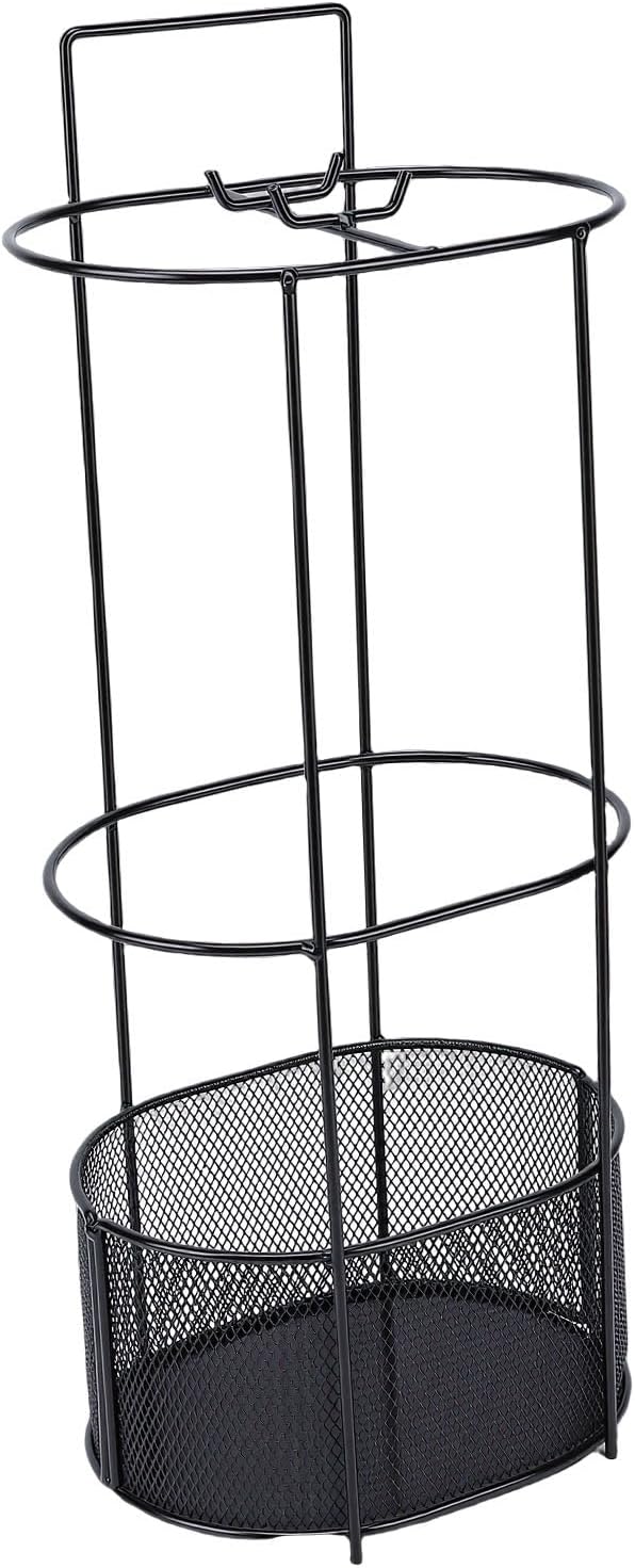 Sorandy Umbrella Stand, Iron Structure Holder, Hollow Mesh Design Stand with Water Drainage, Ideal for Home, Office, Hallway & School
