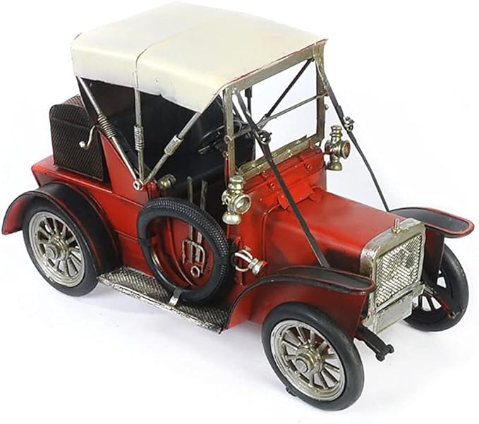 Metal Antique Vintage Car Model, Handcrafted Collections Retro Home Decoration Collectible Vehicle Gifts