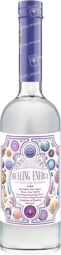 SOUL STICKS Cleansing Water 7.5 oz. Bottle for Rituals, Clearing Negative Energy and Purifying Home Spiritual Florida Water Area Deodorizer (Healing Energy)