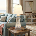 MOMENTS IN TIME LED Lamp with Glitter Water Globe Dual Power Snow Globe Light with USB or Battery Option, Decorative Table Lamp for Decorative Light for Home, Desk, or Tabletop Display