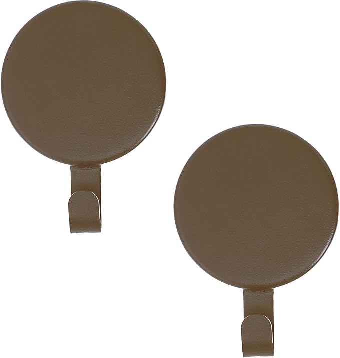 Haute Decor Attract Magnetic Wreath Hanger - 2 Pack (Matte Brown)