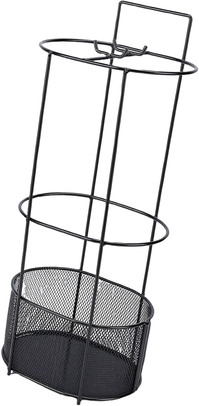 Sorandy Umbrella Stand, Iron Structure Holder, Hollow Mesh Design Stand with Water Drainage, Ideal for Home, Office, Hallway & School