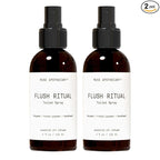Muse Apothecary Flush Ritual - Aromatic & Refreshing Toilet Spray, Use Before You Go, 4 oz, Infused with Natural Essential Oils - Bergamot + French Lavender + Sandalwood, 2 Pack
