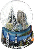 Mini San Francisco Snow Globe Landmarks and Skyline 2.5 Inches