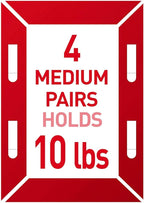 Amazon Basics Rectangular Photo Picture Frame 8" x 10" Pack of 2 & Command Medium Picture Hanging Strips