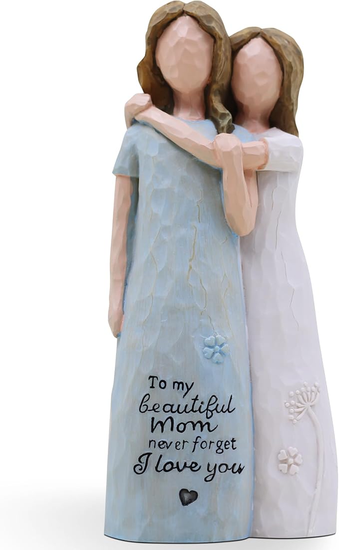 Birthday Gifts for Mom, Valentines Day Gifts for Mom, Mother of The Bride Gift, Sculpted Hand-Painted Figurine