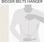 ZEDODIER Belt Hangers, Belt Rack 2 Pack Sliver Closet Accessories Organizers, Closet Organizer Hook Rack for Belt, Ties, Scarves, Camisoles, Hats, Bras, Shoes