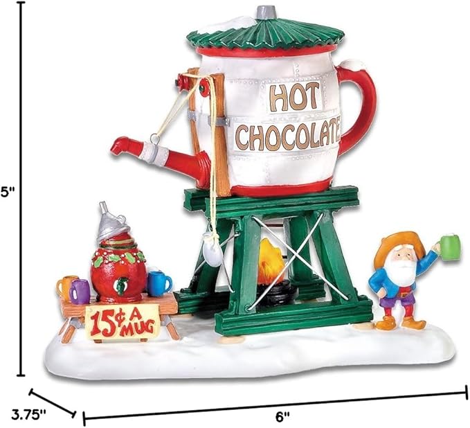 Department 56 North Pole Village Hot Chocolate Tower Accessory Figurine