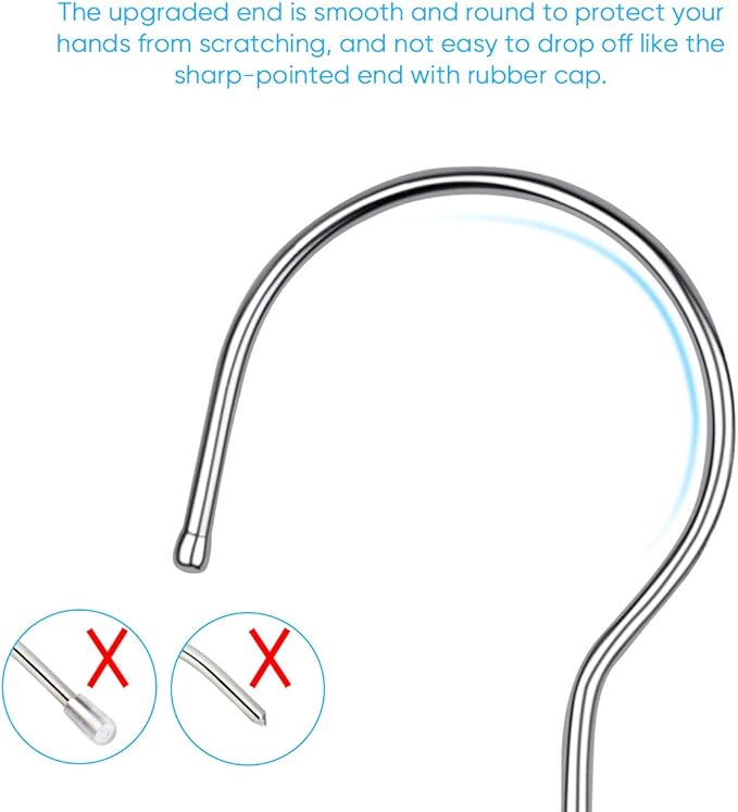 Fayleeko Heavy Duty Stainless Steel Coat Hangers - 40 Pack of 17.7 Inch Ultra Thin, Space Saving Clothes Hangers (Silver)