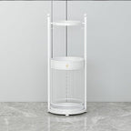 Commercial Metal Umbrella Stand Holder Indoor Large-Capacity Umbrella Stand Racks with Removable Drip Tray Entrance Umbrellas Organizer Freestanding Umbrella Basket for Home Office Entryway.(White)