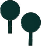 Magnetic Wreath Hanger Heavy Duty Magnet Hooks Hanging Supplies for Metal Door Refrigerator Christmas Wreaths Party Decoration Super Strong Magnetism (Green, 2 Pack)
