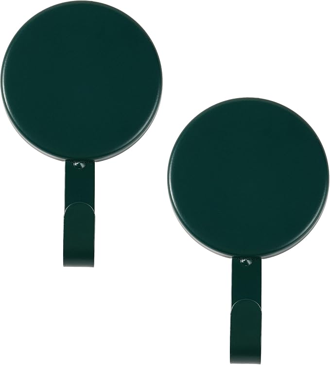 Magnetic Wreath Hanger Heavy Duty Magnet Hooks Hanging Supplies for Metal Door Refrigerator Christmas Wreaths Party Decoration Super Strong Magnetism (Green, 2 Pack)