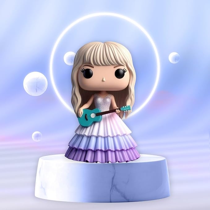 Cute Singer Star Doll Epoxy Resin Fashion Doll Singing Modeling, Charms Cartoon Style,The Best Gift for Music Fans and Friends (#3)