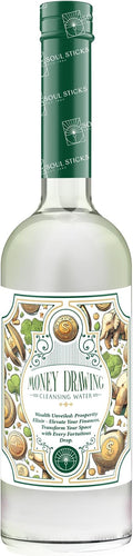 SOUL STICKS Cleansing Water 7.5 oz. Bottle for Rituals, Clearing Negative Energy and Purifying Home Spiritual Florida Water Area Deodorizer (Money Drawing)
