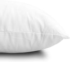 EDOW Throw Pillow Insert, Lightweight Soft Polyester Down Alternative Decorative Pillow, Sham Stuffer, Machine Washable. (White, 16x16)