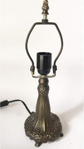 HUIMEIJU HMJ8033 Metal Base with Diameter 8 inch Table lamp Glass lampshade