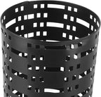 Yosoo Black Metal Umbrella Holder, Rustproof Space Saving Hollow Design, Stylish Umbrella Stand Rack for Entryway