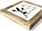 Home Decor Signs, Decorative Wooden Box Sign, Farmhouse Desk Sign Decor, Housewarming Decoration, Living Room Decors, Wedding Welcome Decors, Be Our Guest Signs, 5.9×5.9 inches