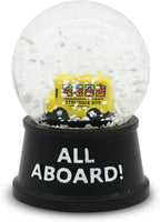 Funny Novelty Snow Globe – Quirky Mini Desk Gift for Office, Home, or Holiday – Unique Collectible Gag Gift for Friends and Coworkers - Struggle Bus