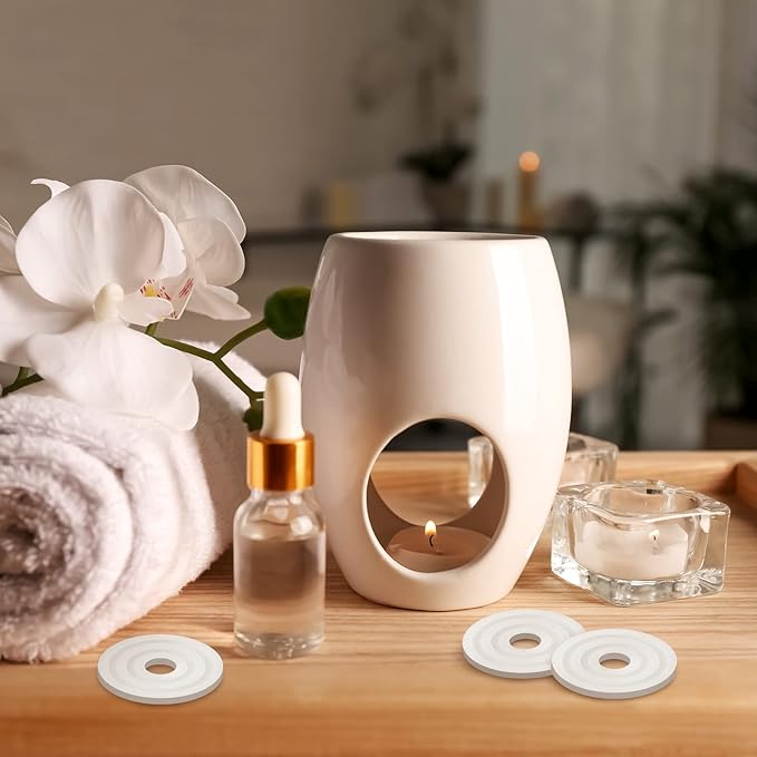 Demissle Replacement Fragrance Disc Towel Warmer Bucket Fragrance Scented Pads, 8 Flavors (48 Pcs)