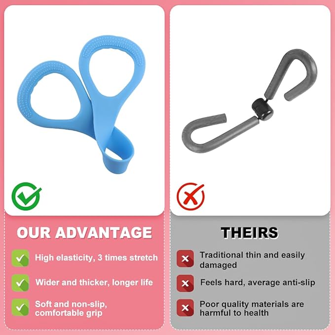 3pcs Figure 8 Fitness Resistance Band Elastic Bands for Working Out Elastic Rope Stretch Fitness Band Training Exercise Bands for Women Yoga