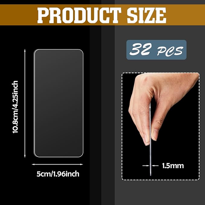 Yookeer 32 Pack 4.25 x 2 in Drawer Dividers for Plastic Storage Bins Storage Hardware Cabinet Dividers for Teacher Toolbox, Small Parts Organizer, Screw Organizer