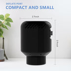 Electric Pump for Vacuum Storage Bags, Air Pump Storage Bags,Portable Vacuum Pump for Various Vacuum Sealer Bags, Suitable for Common Vacuum Bags-Black (No storage bags)