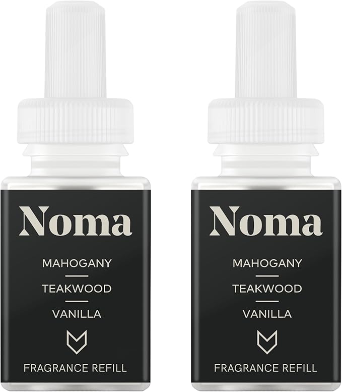 Pura & GUY FOX Home Scent Refill - Smart Home Air Diffuser - Long-Lasting Luxury Fragrance per Refill - Household & Apartment Essential - Clean Diffuser Fragrance - 2 Pack, Noma